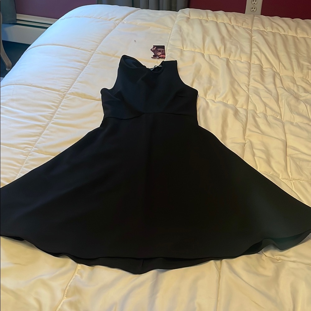 Soprano Black Textured Dress size XS NWT!!